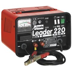 12/24V akulaadija Leader 220 Start ampermeetriga, Telwin цена и информация | Зарядные устройства | kaup24.ee