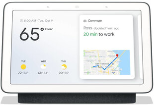 Google Nest Home Hub Assistant, серый цена и информация | Мультимедийные проигрыватели | kaup24.ee