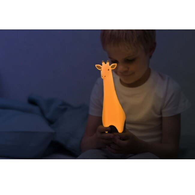 Zazu Gina Smart Giraffe - Night Lamp and Lantern with auto OFF function (after 10-30 min) for kids 3+ Grey цена и информация | Lastetoa valgustid | kaup24.ee