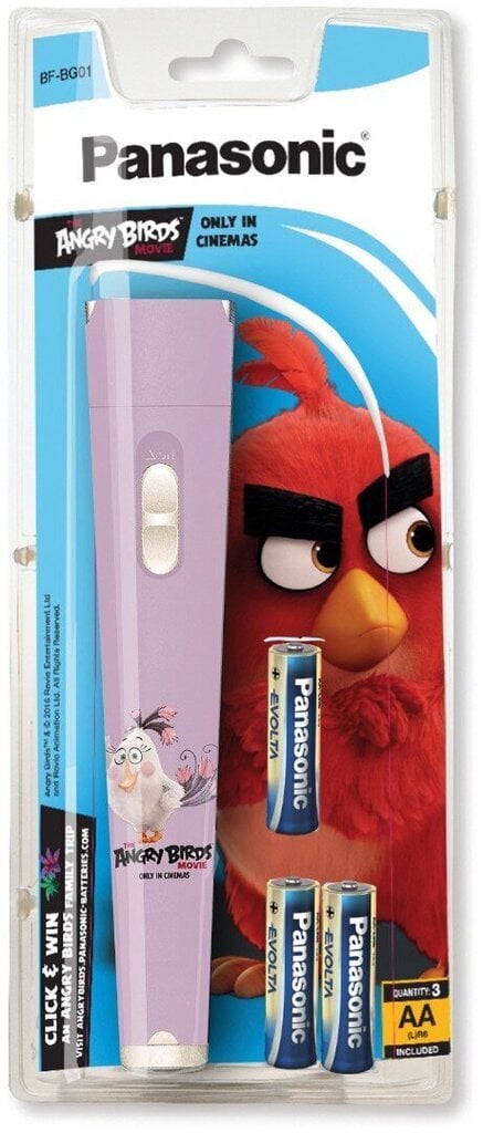 Panasonic taskulamp BF-BG01 Angry Birds цена и информация | Taskulambid, prožektorid | kaup24.ee