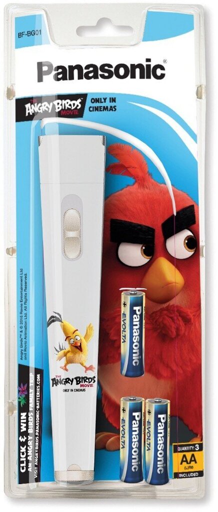 Panasonic taskulamp BF-BG01 Angry Birds цена и информация | Taskulambid, prožektorid | kaup24.ee