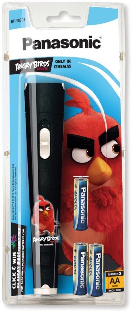 Panasonic taskulamp BF-BG01 Angry Birds цена и информация | Taskulambid, prožektorid | kaup24.ee