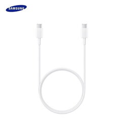 Samsung EP-DA705BWE Universal Type-C to Type-C Charging & Data Cable White 1m (OEM) hind ja info | Mobiiltelefonide kaablid | kaup24.ee