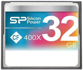 Карта памяти Silicon Power, CF, 32 Гб, 400x цена и информация | Карты памяти | kaup24.ee