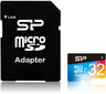 Silicon Power mälukaart microSDHC 32GB Superior Pro Color U3 + adapter hind ja info | Mobiiltelefonide mälukaardid | kaup24.ee
