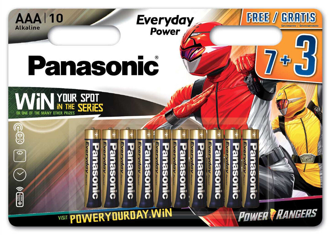 Panasonic Everyday Power patarei LR03EPS/10BW (7+3) hind ja info | Patareid | kaup24.ee