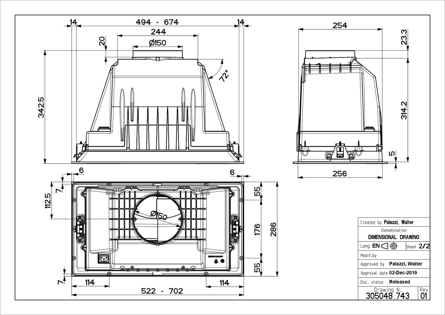 Faber Inka Plus HCS X A52 hind ja info | Õhupuhastid | kaup24.ee