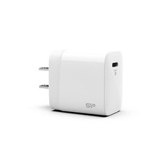 Kiirlaadija Silicon Power QM10, 18W + lightning kaabel, valge hind ja info | Mobiiltelefonide laadijad | kaup24.ee