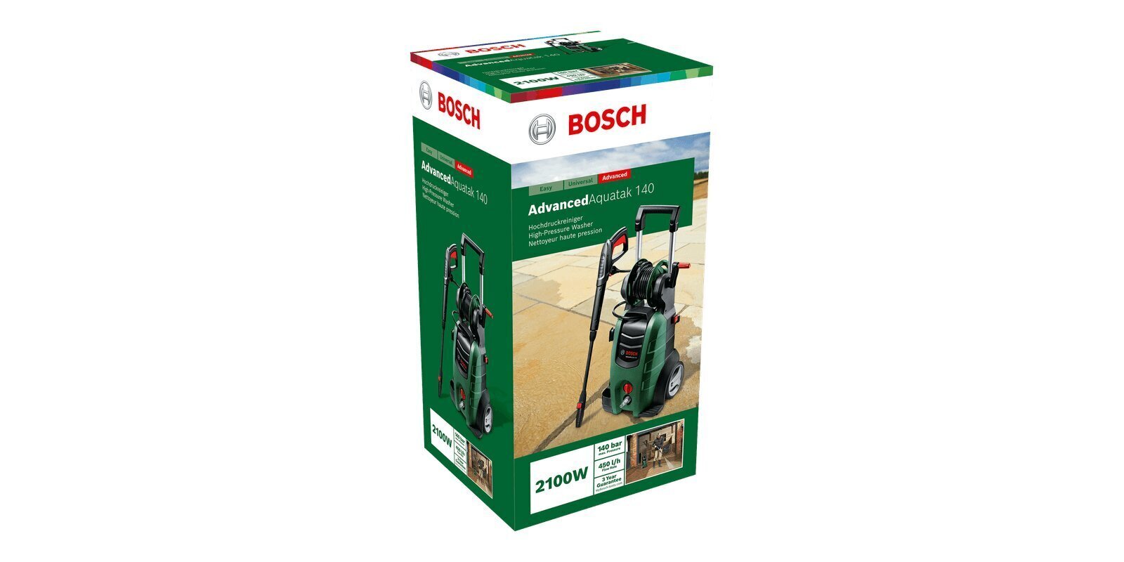 Kõrgsurvepesur Bosch Advanced Aquatak 140 06008A7D00 hind ja info | Survepesurid | kaup24.ee