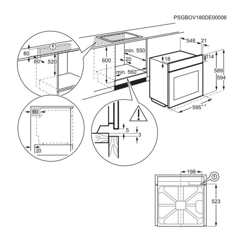 Electrolux EOE8P39WX hind ja info | Ahjud | kaup24.ee