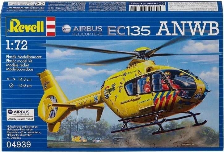 Revell Airbus Helicopters EC135 ANWB 1:72 hind ja info | Klotsid ja konstruktorid | kaup24.ee