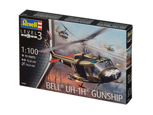 Revell Bell® UH-1H® Gunship 1:100 hind ja info | Klotsid ja konstruktorid | kaup24.ee