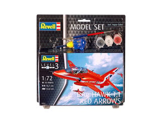 Конструктор Revell - BAe Hawk T.1 Red Arrows Model Set, 1/72, 64921 цена и информация | Конструкторы и кубики | kaup24.ee