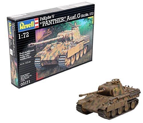 Revell PzKpfw. V Ausf. G `Panther` 1:72 hind ja info | Klotsid ja konstruktorid | kaup24.ee