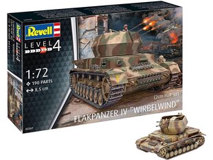 Сборная пластиковая модель Revell - Flakpanzer IV Wirbelwind (2 см Flak 38), 1/72, 03267 цена и информация | Конструкторы и кубики | kaup24.ee