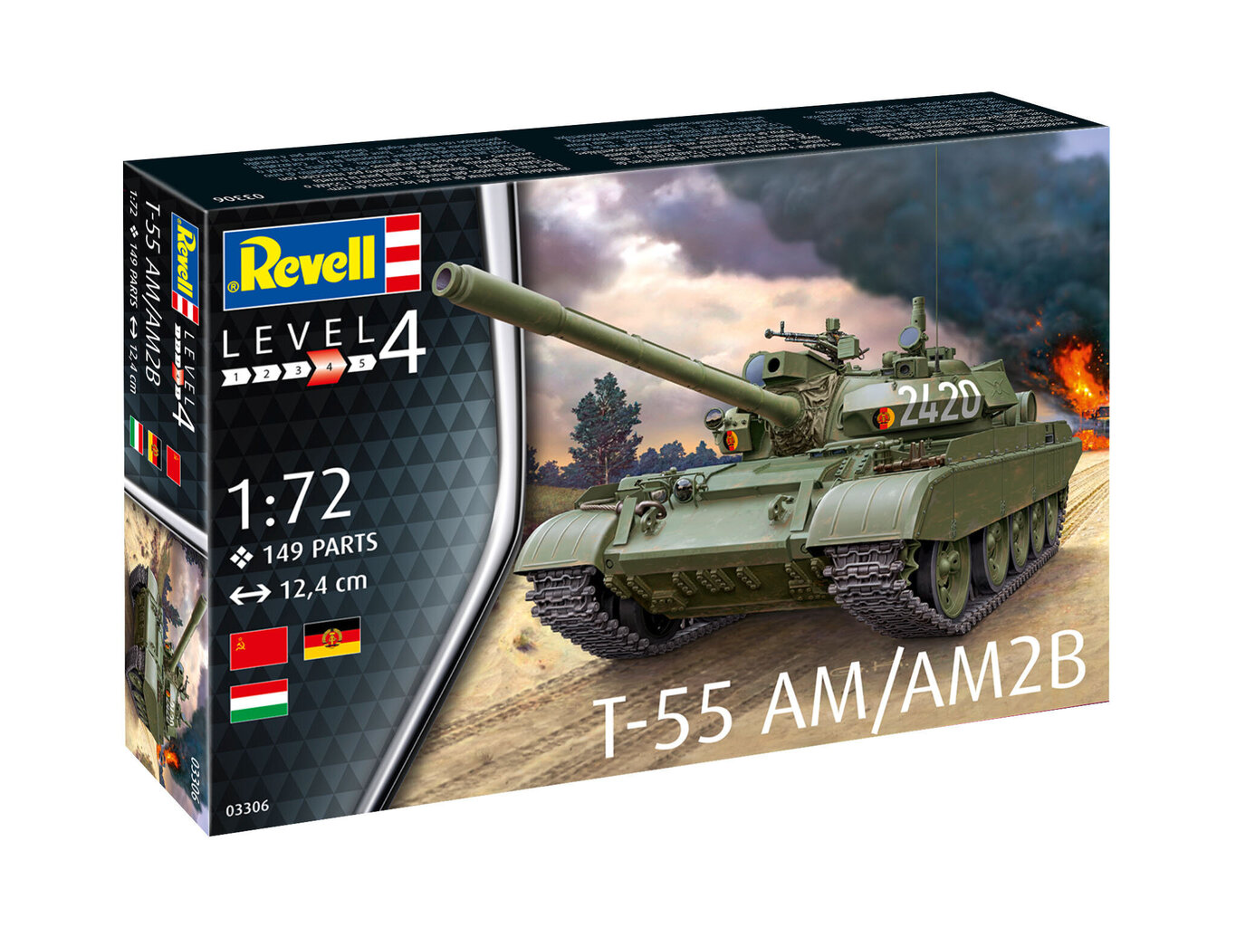 Revell T-55AM / T-55AM2B 1:72 цена и информация | Klotsid ja konstruktorid | kaup24.ee