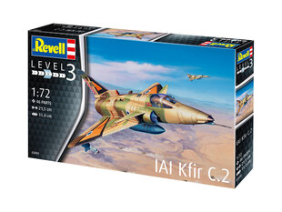 Конструктор Revell - Kfir C-2, 1/72, 03890 цена и информация | Конструкторы и кубики | kaup24.ee