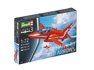 Клеевая модель самолета Revell Bae Hawk T.1 Red Arrows 1:72, 70 д. цена и информация | Конструкторы и кубики | kaup24.ee