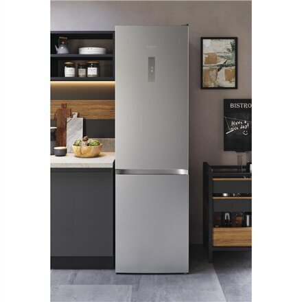 Hotpoint HAFC9TT43SXO3, NoFrost külmik, maht 367 L, 203 cm, hõbedane hind ja info | Külmkapid | kaup24.ee