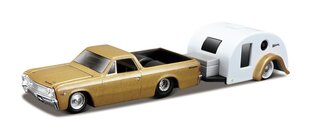 MAISTO 1941 Willys + прицеп для путешествий, Tow & Go 1:64, 15368 цена и информация | Игрушки для мальчиков | kaup24.ee