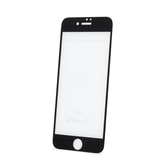 iPhone 6/6s must, karastatud ekraanikaitseklaas цена и информация | Ekraani kaitsekiled | kaup24.ee