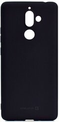 Tagakaaned Evelatus    Nokia    7 Plus Silicone Case    Black hind ja info | Telefoni kaaned, ümbrised | kaup24.ee