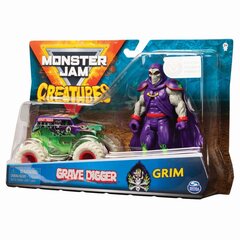 Модель автомобиля Monster Jam 1:64 Creature Figures, 6055108 цена и информация | Развивающий мелкую моторику - кинетический песок KeyCraft NV215 (80 г) детям от 3+ лет, бежевый | kaup24.ee