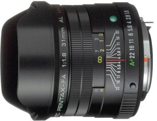 smc PENTAX FA 31мм f/1.8 AL Limited объектив, черный цена и информация | Линзы | kaup24.ee