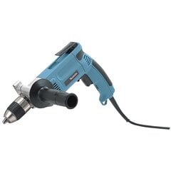 <p>Дрель-шуруповерт Makita DP 4003 укомплектована быстрозажимным патроном - для быстрой и легкой замены оснастки.<br />
<br />
Прочный алюминиевый корпус мотора способствует более долгому сроку службы инструмента. Рукоятка с мягкой накладкой делает работу более комфортной. Дрель оснащена съемным креплением - для переноски инструмента на ремне.<br />
Дрель-шуруповерт Makita DP 4003 укомплектована быстрозажимным патроном - для быстрой и легкой замены оснастки.<br />
<br />
Преимущества:<br />
Прочный алюминиевый корпус мотора - для долгого срока службы инструмента;<br />
Эргономичная конструкция и малый вес - для неутомительной работы;<br />
Быстрозажимной патрон - для быстрой замены оснастки;<br />
Электронная регулировка числа оборотов и направления вращения;<br />
Реверс;<br />
Максимальный крутящий момент 73 Нм;<br />
Двойная защитная изоляция.<br />
<br />
Технические характеристики:<br />
Мощность: 750 Вт<br />
Количество оборотов: 0-600 об/мин<br />
Максимальный крутящий момент: жесткий/мягкий: 73 Nm<br />
<br />
Максимальный диаметр сверления(дерево): 38 мм<br />
Максимальный диаметр сверления металл: 13 мм<br />
Патрон: 1,5-13 мм<br />
Боковая рукоять<br />
Кабель питания: 2,5 м<br />
Уровень звука: (LWA)93 dB(A)<br />
Уровень звукового давления: (LpA)82 dB(A)<br />
Неопределенный шум: (K faktor)3 dB(A)<br />
Уровень вибрации: (3 teljel)3,5 м/сек²<br />
Неопределенная вибрация: ≦ 2,5 м/сек²<br />
Вес без провода питания: (EPTA-Protseduur 01/2003): 2,4 кг<br />
Размеры: (Д x Ш x В) 308 x 72 x 196 мм</p>
 цена и информация | Шуруповерты, дрели | kaup24.ee