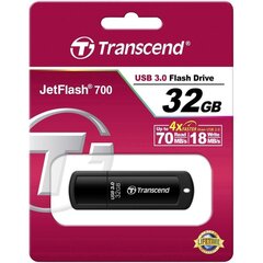 USB накопель Transcend 32GB Jetflash 700 USB3.0 цена и информация | USB накопители | kaup24.ee