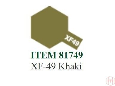 Tamiya - XF-49 Khaki, 10ml цена и информация | Kunstitarbed, voolimise tarvikud | kaup24.ee