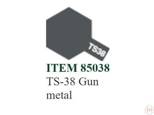 Tamiya - TS-38 Gun metal, 100ml hind ja info | Kunstitarbed, voolimise tarvikud | kaup24.ee