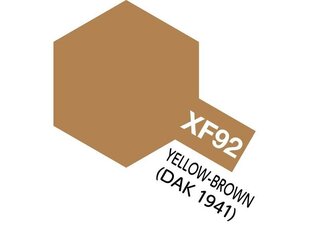 Желто-коричневый Tamiya - XF-92 ДАК, 10 мл цена и информация | Принадлежности для рисования, лепки | kaup24.ee