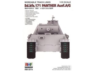 Сборная пластиковая модель RFM - Workable Track Links For Panther, 1/35, 5014 цена и информация | Конструкторы и кубики | kaup24.ee