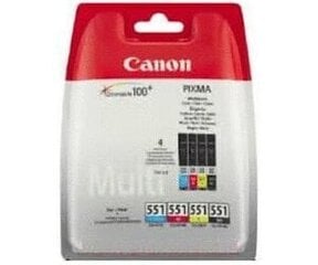 Tindiprinteri värvikomplekt CANON CLI-551cmybk цена и информация | Картриджи для струйных принтеров | kaup24.ee