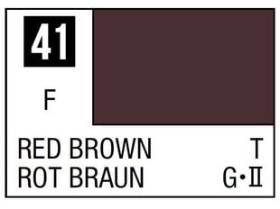 Краски Нитро Mr.Hobby, Mr.Color C-041 Red Brown, 10 мл цена и информация | Принадлежности для рисования, лепки | kaup24.ee