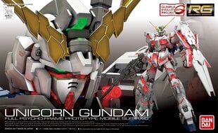 Bandai - RG RX-0 Unicorn Gundam, 1/144, 61620 hind ja info | Klotsid ja konstruktorid | kaup24.ee