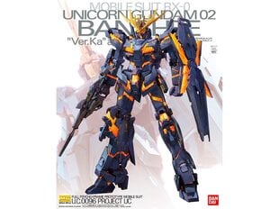 Bandai - MG RX-0 Unicorn Gundam 02 Banshee "Ver. Ka", 1/100, 61593 hind ja info | Klotsid ja konstruktorid | kaup24.ee