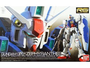 Bandai - RG Gundam GP01 Zephyranthes E.F.S.F. Prototype Multipurpose Mobile Suit, 1/144, 61824 цена и информация | Конструкторы и кубики | kaup24.ee