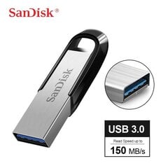 Mälupulk Sandisk Cruzer Ultra Flair 128GB USB 3.0 (transfer up to 150MB/s) hind ja info | Mälupulgad | kaup24.ee