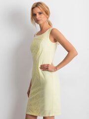Kollane kleit dekoratiivse sisestusega. hind ja info | Kleidid | kaup24.ee