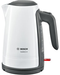 Bosch TWK6A011 Standard kettle, Stainless steel, White, 2400 W, 360° rotational base, 1.7 L цена и информация | Электрочайники | kaup24.ee