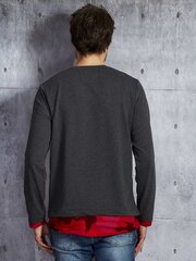 мужская красная многослойная блузка цена и информация | Мужские футболки | kaup24.ee