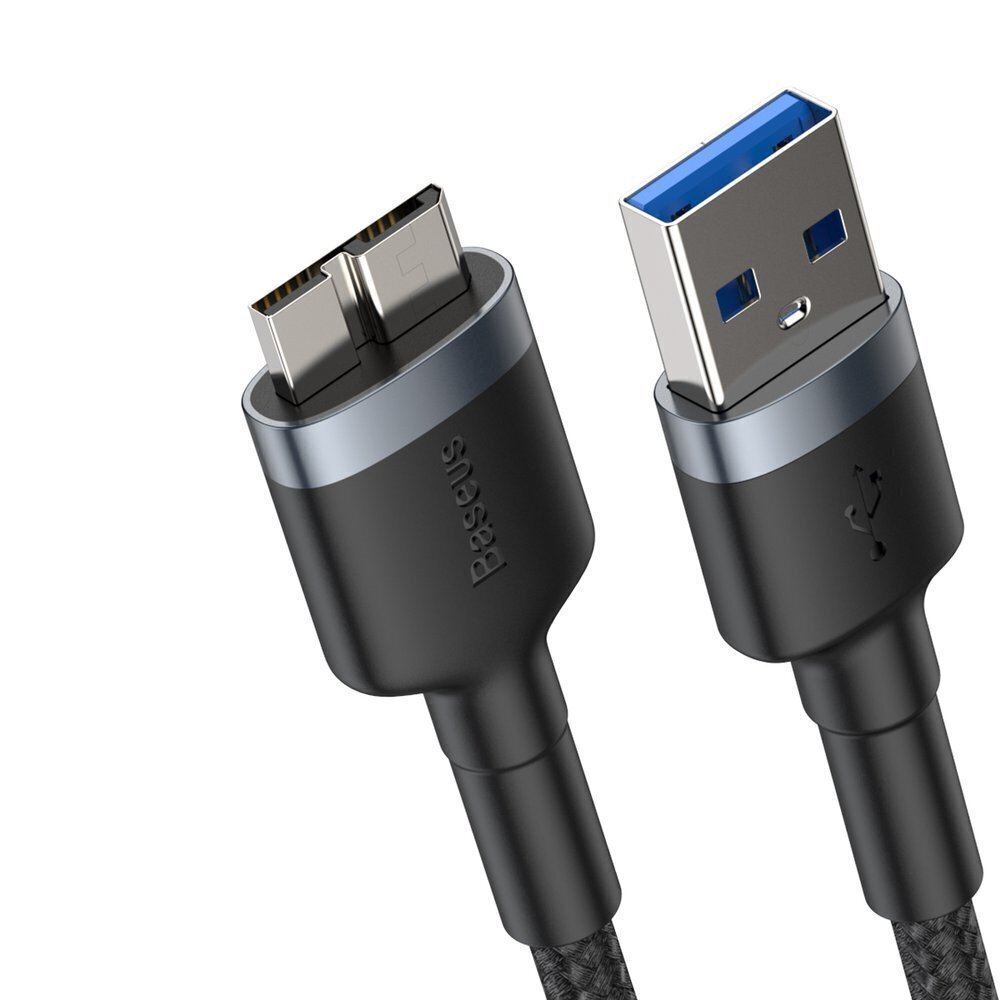 Baseus CADKLF-D0G, USB 3.0 / micro USB, 1 m цена и информация | Mobiiltelefonide kaablid | kaup24.ee