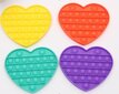 Silikoonist mänguasi POP-it Heart цена и информация | Lauamängud ja mõistatused | kaup24.ee