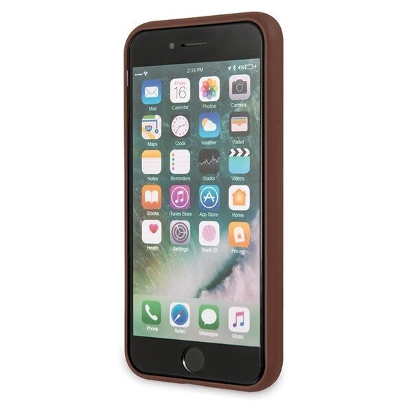 Ümbris Guess telefonile iPhone 7/8/SE 2020, pruun hind ja info | Telefoni kaaned, ümbrised | kaup24.ee