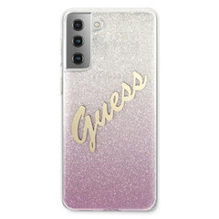 Ümbris Guess telefonile Samsung S21 Plus, Glitter Vintage Logo цена и информация | Чехлы для телефонов | kaup24.ee