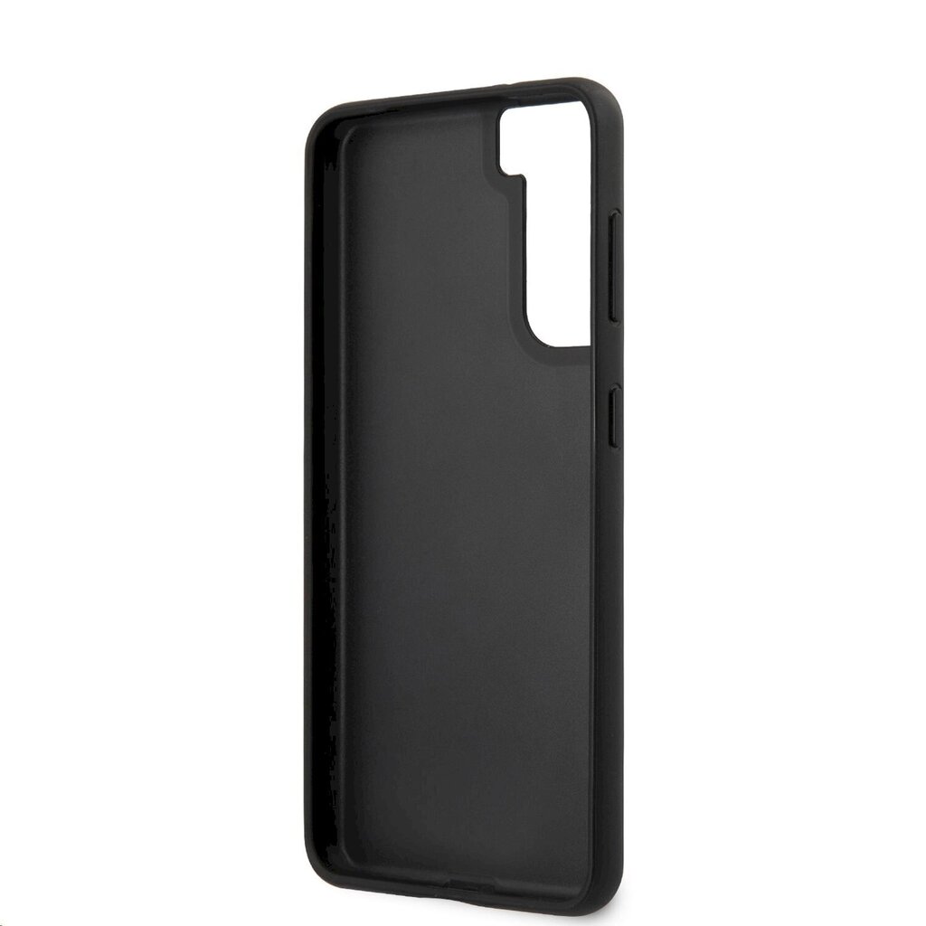 BMHCS21MSLLBK BMW Leather Hot Stamp Cover for Samsung Galaxy S21+ Black цена и информация | Telefoni kaaned, ümbrised | kaup24.ee