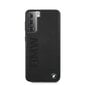 BMHCS21MSLLBK BMW Leather Hot Stamp Cover for Samsung Galaxy S21+ Black цена и информация | Telefoni kaaned, ümbrised | kaup24.ee