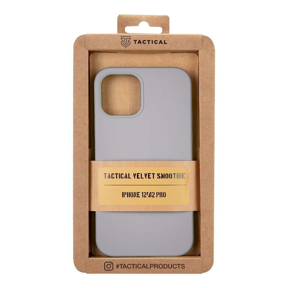 Tactical Velvet Smoothie Cover for Apple iPhone 12/12 Pro Foggy hind ja info | Telefoni kaaned, ümbrised | kaup24.ee